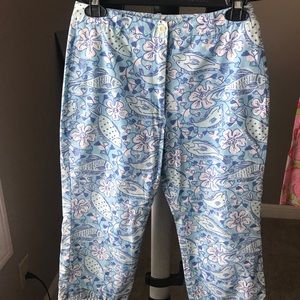 Lily Pulitzer cropped pant size 0